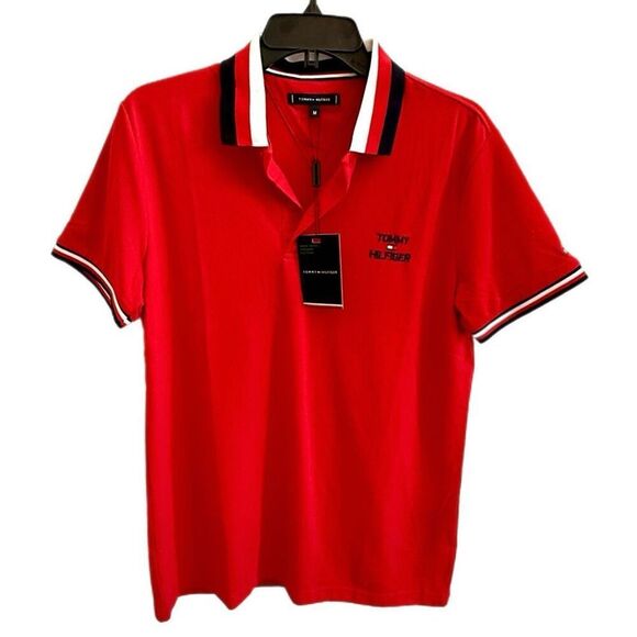 Tommy Hilfiger Other - NWT Tommy Hilfiger men polo shirt, regular fit, red.  Size M